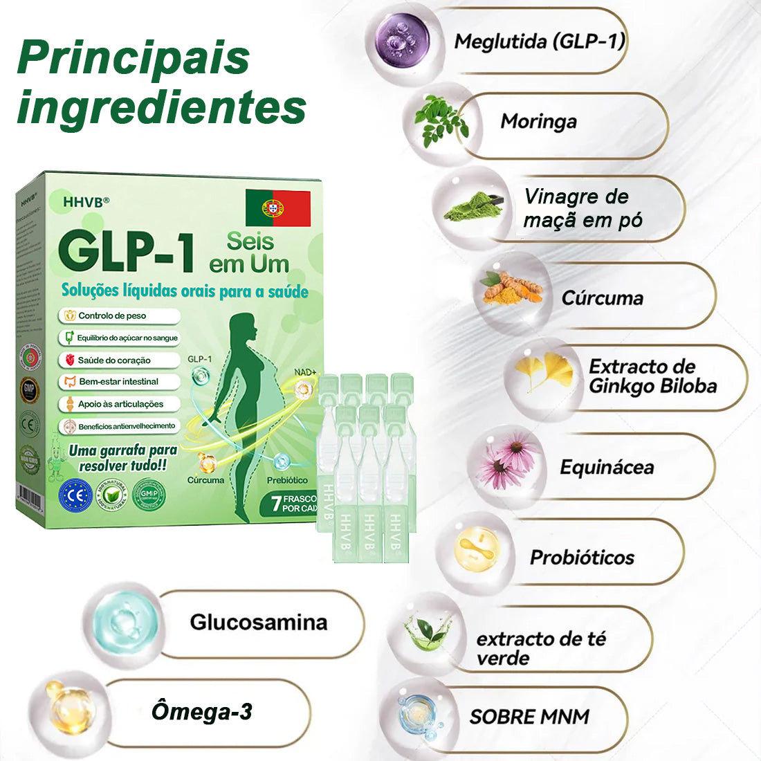 Loja Oficial |𝑯𝑯𝑽𝑩®✨𝑺𝒐𝒍𝒖çã𝒐 𝒐𝒓𝒂𝒍 𝒍í𝒒𝒖𝒊𝒅𝒂 𝑮𝑳𝑷-1 𝒔𝒆𝒊𝒔 𝒆𝒎 𝒖𝒎 (Somente uma dose por dia, mudanças visíveis em 7 dias) 🌿 Para obesidade, saúde cardiovascular, diabetes, apneia do sono, problemas articulares e muito mais problemas articulares y más.