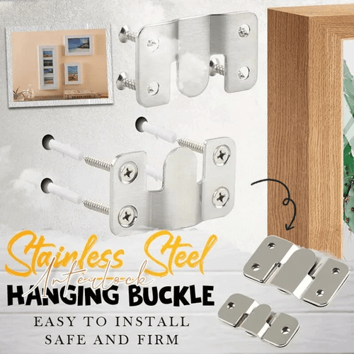 (🔥Last Day Promotion)Stainless Steel Interlock Hanging Buckle