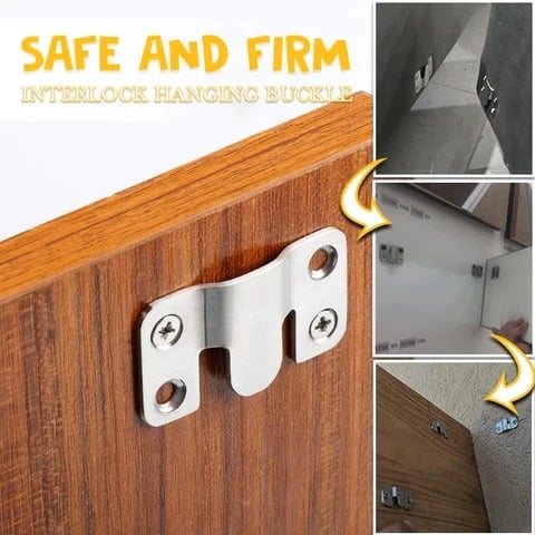 (🔥Last Day Promotion)Stainless Steel Interlock Hanging Buckle