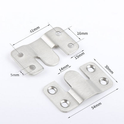 (🔥Last Day Promotion)Stainless Steel Interlock Hanging Buckle