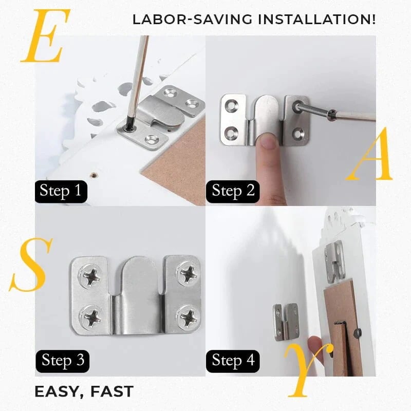 (🔥Last Day Promotion)Stainless Steel Interlock Hanging Buckle