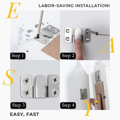 (🔥Last Day Promotion)Stainless Steel Interlock Hanging Buckle